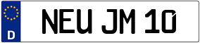 Truck License Plate